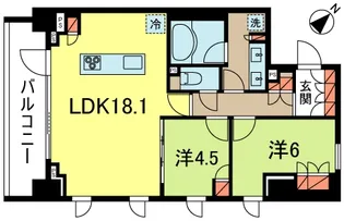 クオリア荻窪プレミアム【4階】の間取り