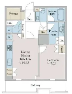 銀座タワー【11階】の間取り