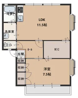 コンフォート東久留米C【2階】の間取り