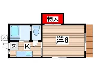 白百合荘【1階】の間取り