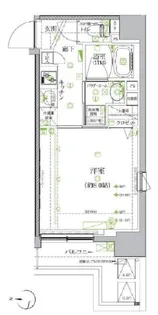 クレイシア両国ヴェルデ【4階】の間取り