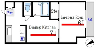第2桑岡ビル【6階】の間取り
