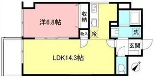 Deco’s Castle 小町【6階】の間取り