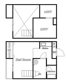 ラブリーレジデンス幕張【1階】の間取り
