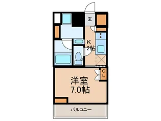 ザ・パークハビオ渋谷クロス【4階】の間取り