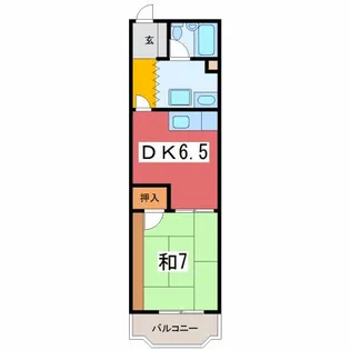 ハイムF【2階】の間取り