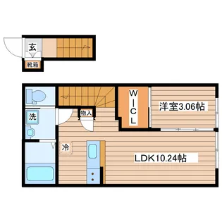 グランヴィラ八本松【2階】の間取り