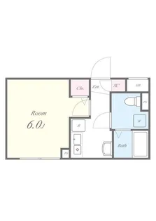 FLレジデンス神宮御苑【3階】の間取り