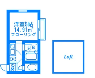 モンステラ大口仲町【2階】の間取り
