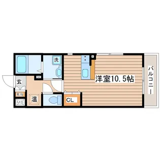 ビクトリーキャッスルII【3階】の間取り