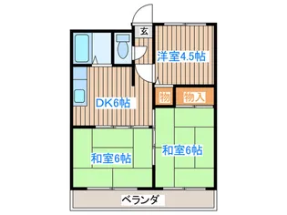 シャルムENDO【2階】の間取り