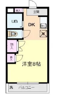 サウスヴァレーハイツ【1階】の間取り