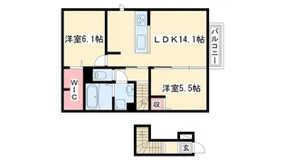 サニーコートM【2階】の間取り