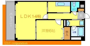 ランドスケイプアーバンストリート【2階】の間取り