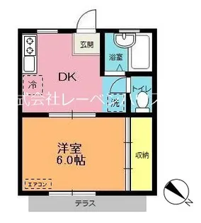 レーベンハウス行田【1階】の間取り