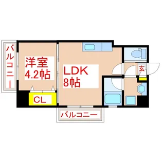 South Court 南林寺【8階】の間取り