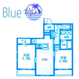 フランフォルトゥーナII【2階】の間取り