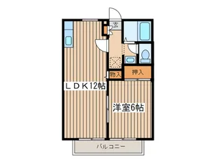 ハイツM5【2階】の間取り
