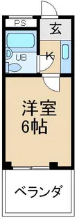 香里さくらハイツIII【4階】の間取り