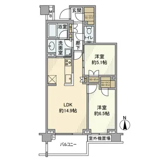 クラッシィハウス練馬富士見台【4階】の間取り