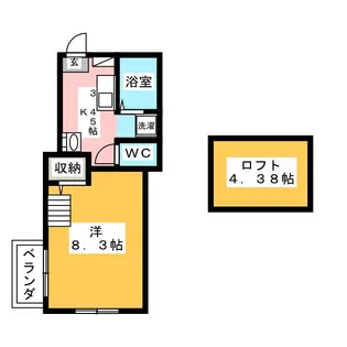 パレス・ホリケ・ファイブ【5階】の間取り