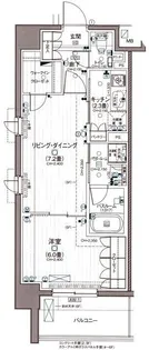 パレステージ江北III東館【4階】の間取り