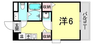 リバーサイド樫の木【3階】の間取り