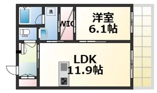 ラピス―ル【2階】の間取り