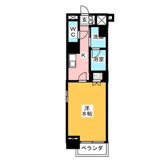 グラン・アベニュー鶴舞公園【5階】の間取り