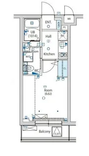エストゥルース亀有【5階】の間取り