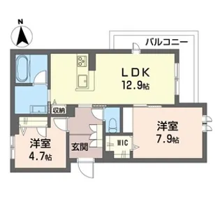 ツカバ レジデンス【2階】の間取り