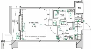 ラフィスタ武蔵関【5階】の間取り