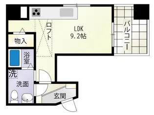 GiFT(ギフト)【6階】の間取り