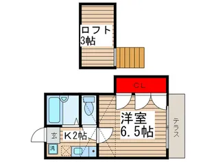 クレストホ-ムズ松戸【1階】の間取り