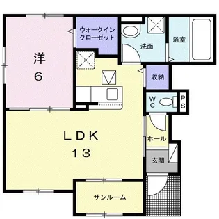 J ボーノ【1階】の間取り