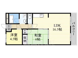 コーポ牧野【3階】の間取り