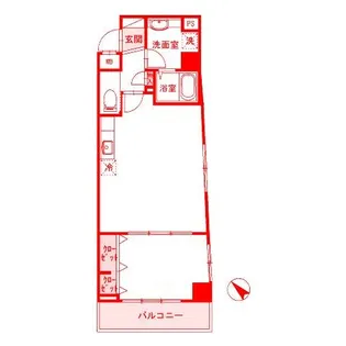 ル・シャトーオンジェム【6階】の間取り