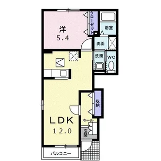 ウィンパーク【1階】の間取り