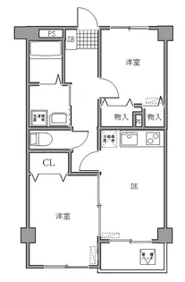 グラシアリノ町屋【4階】の間取り
