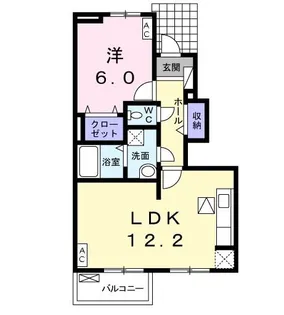マイ フェリースII【1階】の間取り