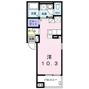 ハイム夢みの【2階】の間取り