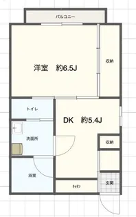 フクイビル【2階】の間取り