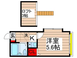 サンパレス勝田台1番館【2階】の間取り