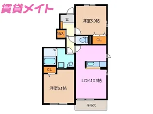 ルピナス【1階】の間取り