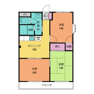 メゾンソフィア【2階】の間取り