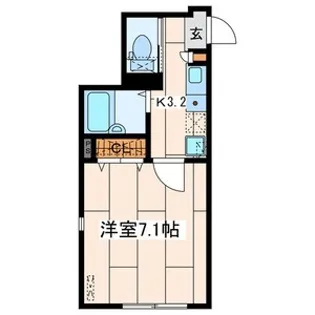 ベル・ヴェール【1階】の間取り