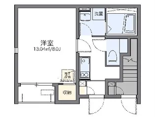 レオネクストエーデルハイム【1階】の間取り