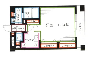 カスタリア中野【6階】の間取り