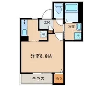 コンフォール【1階】の間取り