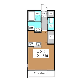 シャーメゾン フェリス【1階】の間取り